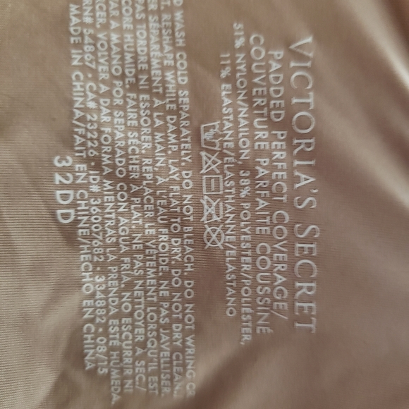 Victoria's Secret Padded Perfect Coverage 32DD - Picture 5 of 5
